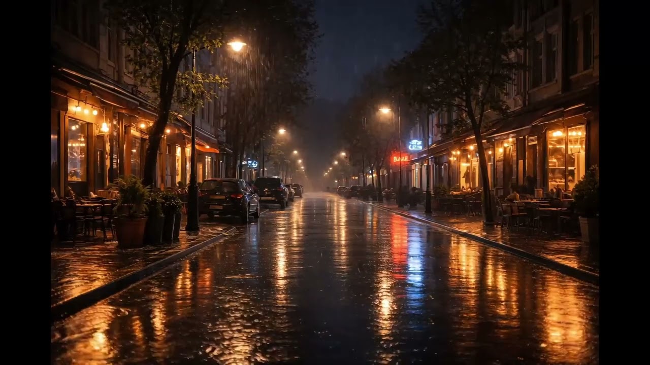 3 Hours Heavy Rain for Sleep, Study and Relaxation, Meditation