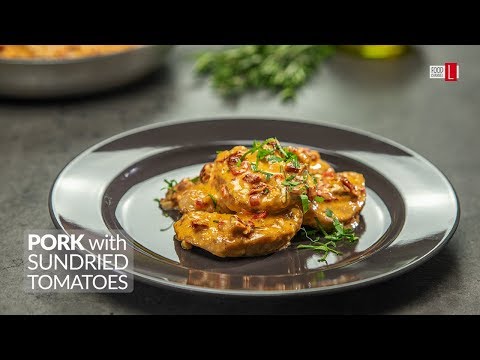 Video: Pork Rolls With Dried Tomatoes