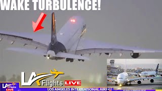 WAKE Turbulence! Back to Back A380 departures