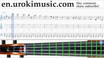 How to Play Violin Besame Mucho Tabs Part#1 exercises, scales um-b352