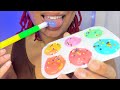 Asmr  spit painting you  with edible paint