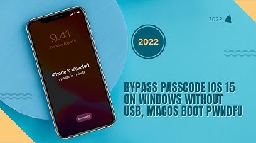How to Bypass Passcode i0S 15 on Windows without USB, MacOS boot PWNDFU