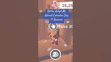 #roblox #adoptme Advent Calendar Day 17 Reward #adoptmechristmasupdate #adoptmepets #holidayseason