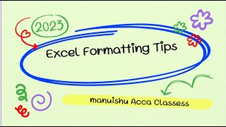 Excel Formatting Tips Explained