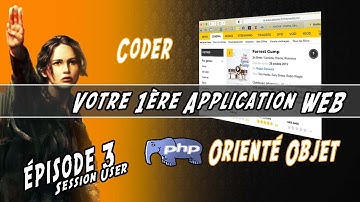 [Ob.10] Session et Classe User :  Développer une Appli Web en php Objet Ep 3