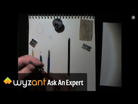 All About Pencils How to sharpen and hold your pencil for drawing