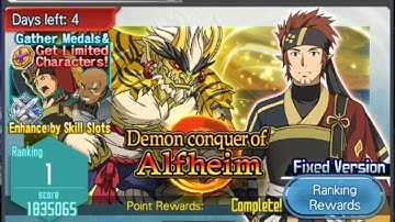Demon Conquer of Alfheim: Onikiri ( Master + 1 ) Rank 1 - SAO Memory Defrag