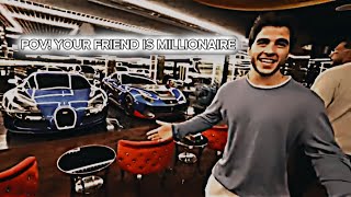 POV! Your Friend Is Millionaire  happy nation