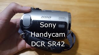 Looking at the Sony Handycam DCR SR42