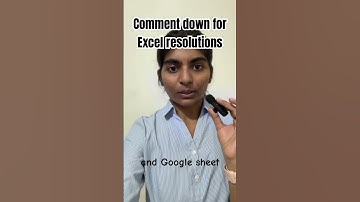 Comment and get your doubt solved❗️Check other shorts #excel #excel-vexel #exceltip#googlesheets