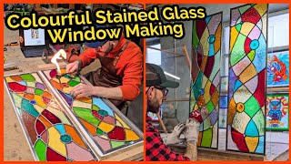 : Colourful Traditional Stained Glass Window Making