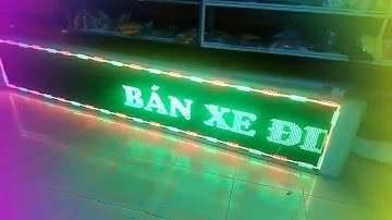 Làm bảng quảng cáo Led chay - Bảng Led Matrix Giá Rẻ