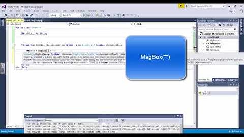 Visual Studio 2015 - Getting Started