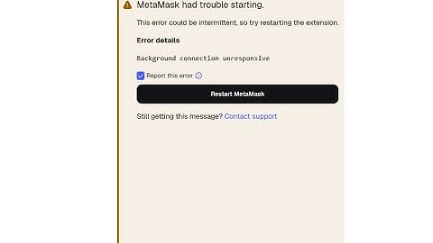 Fix MetaMask Error: ‘Had Trouble Starting’ | Step-by-Step Guide (2025 Update)