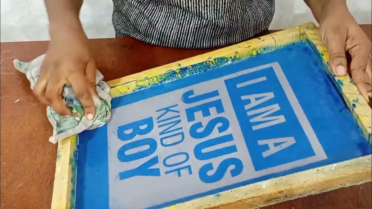 Screen printing made easy. How to expose your artwork for screen