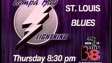 WTTA Great 38 Tampa Bay Lightning Promo (1997)