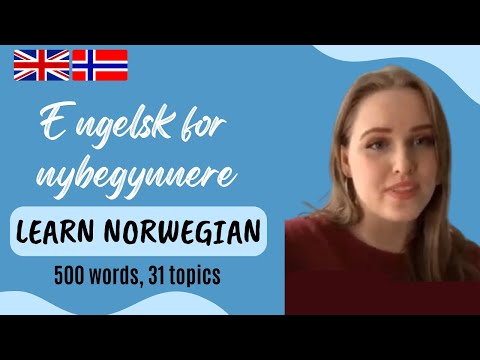 norwegian คือ  2022 Update  English Norwegian: Engelsk Norsk: 500 basic words: language lesson for beginners