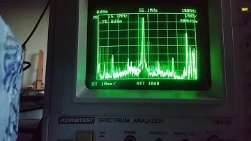 DDS AD9851 sweping and Advantest TR4131 at BVN antenna analyzer :) part 2