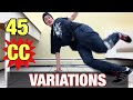 45 CC Variations | How To Breakdance | Advanced + Beginner Footwork