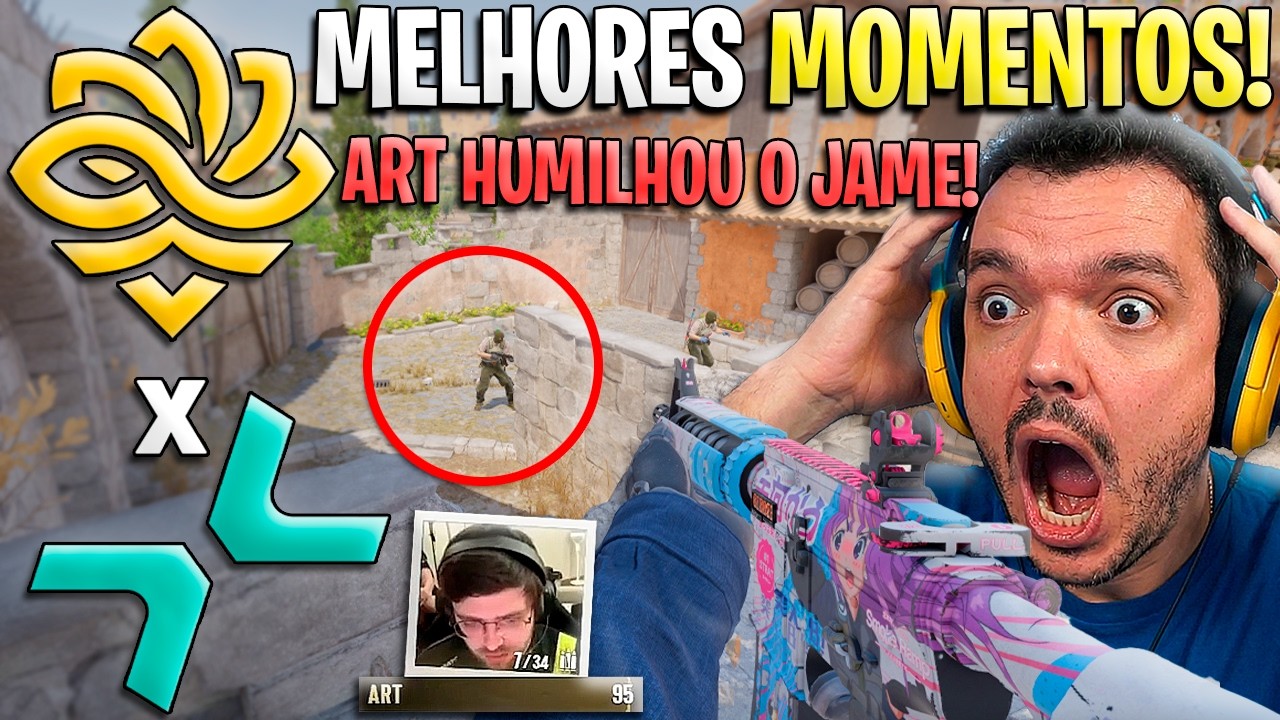 ART ACABOU COM O JOGO!🔥 LEGACY x PARIVISION (MELHORES MOMENTOS) - ESL PRO LEAGUE - (GAULES)
