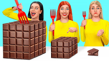 Big, Medium and Small Plate Challenge | Funny Food Situations by Multi DO Challenge