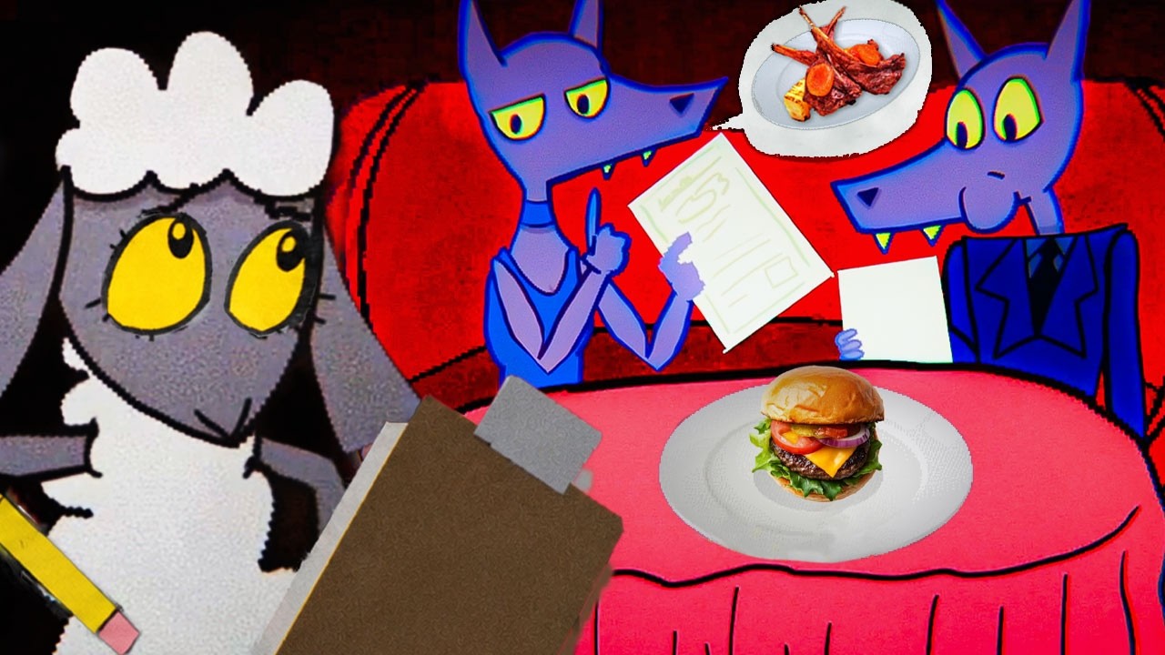IM A SHEEP WORKING AT A RESTAURANT OWNED BY WOLVES & IM ON THE MENU! | Carnivore!