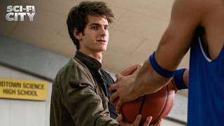 Peter Smashes The Backboard The Amazing Spider-Man Andrew Garfield, Chris Zylka