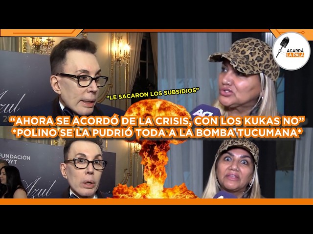 POLINO CRUZÓ A GLADYS BOMBA TUCUMANA Y SE PUDRIÓ TODO EN VIVO: "AHORA SE ACORDÓ DE LA CRISIS"