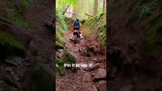 Hard Enduro fail. KTM TPi 2 Stroke #shorts #enduro
