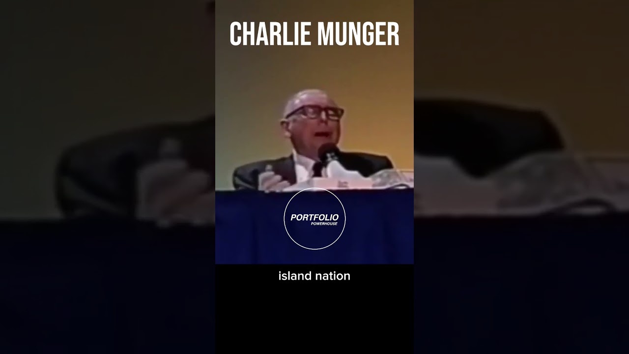 Recalling Charlie Munger's investing principles