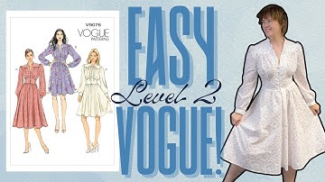 Vogue Patterns - The Easy Level With V9076!