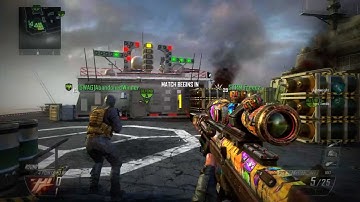 Black Ops 2: across map tomahawk on Carrier