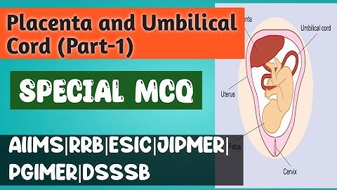 Placenta and Umbilical Cord (Part-1)|Special MCQ|AIIMS|RRB|ESIC|JIPMER|PGIMER|DSSSB