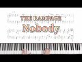 【THE RAMPAGE】Nobody【楽譜】