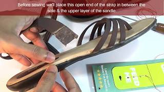 How to Sew Shoe Sole Manually | sew broken shoes