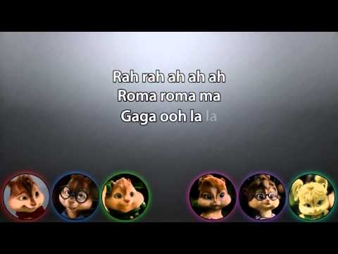The Chipmunks & The Chipettes   Bad Romance with lyrics