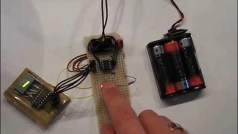 Digital counter with display (Attiny13)