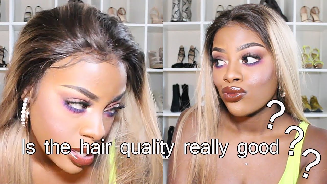 My first blonde wig! Honest ombre wig review by GermanyLimehouse | WowAfrican