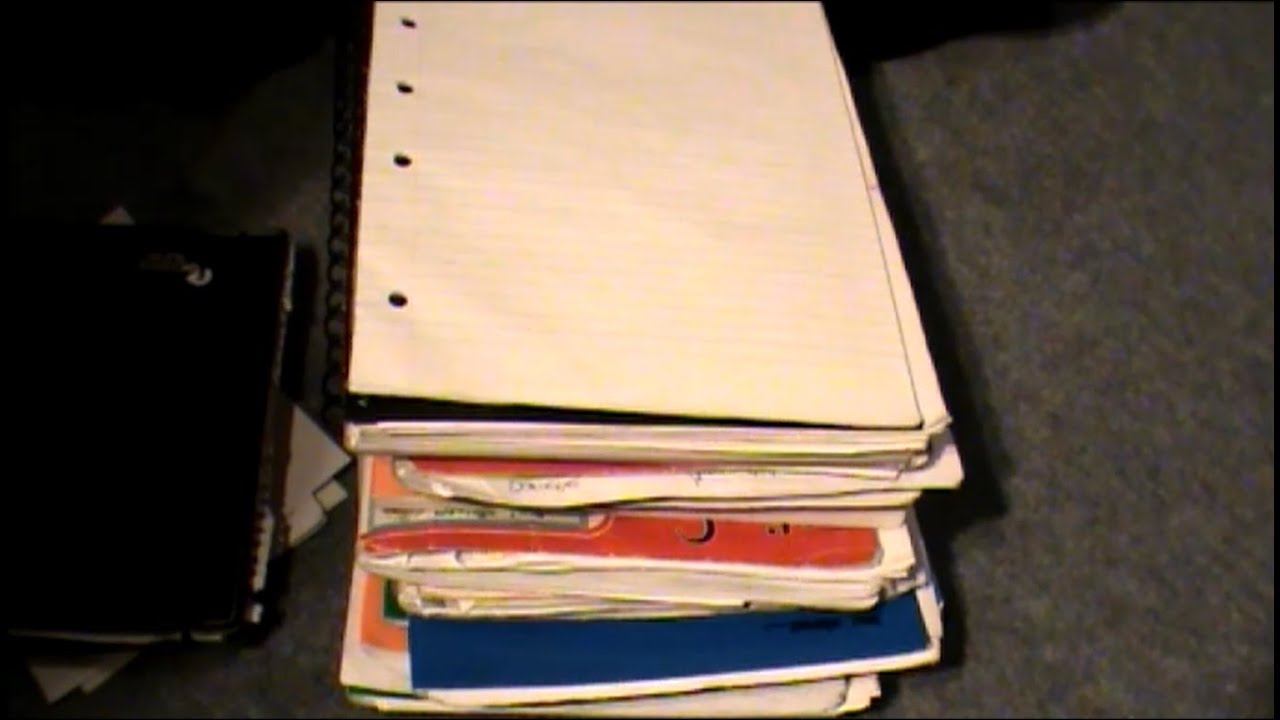 Sorting out papers - No Talking - ASMR