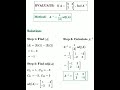 Solution #mathematics