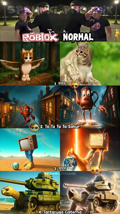 Tartaruga Cisterna x Ta Ta Ta Ta Sahur | ROBLOX x BRAINROT 🦉😺🐢🍊#roblox #sprunkiphoenix