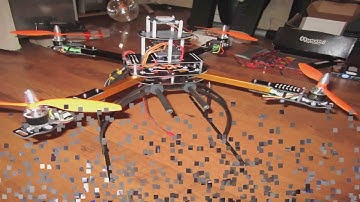 HK X650F v4 Multicopter with APM 2.6 Build and first flight