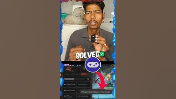 this game does not support voice changer || voice changer app || How to voice change in free fire