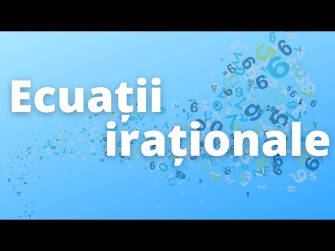 Video: Cum Se Rezolvă Inegalitățile Iraționale