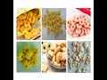 Jinan sunward corn snack food pellet making machine  puffed snacks extruder