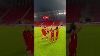 2 Maç, 7 Gol Ve B Ligi’nde Yoluna Devam Eden Bir Takım 💪Kadın A Millî Takımımızın Maç Sonu Coşkusu