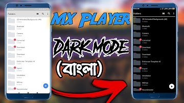 How to Enable Dark mode on mx player Bangla tutorial || Tec BiD