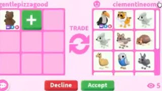 Trading in Adopt me Live!