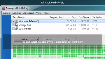 [Windows] Auslogics Disk Defrag - A free, great disk defragmentation tool.
