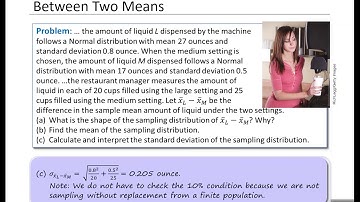 AP Stats - 10.2 Notes
